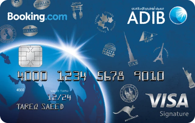 Abu Dhabi Islamic Bank Booking.com Visa Signature Card